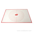 Safety non-slip rolling silicone pastry baking dough mat